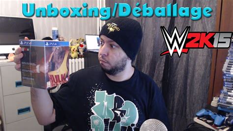 Déballage Unboxing Wwe 2k15 Hulkamania Collector S Edition Youtube