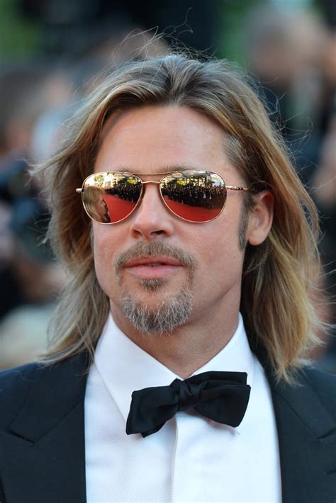 Brad Pitt Male Celebrities With Long Hair POPSUGAR Beauty Photo 1