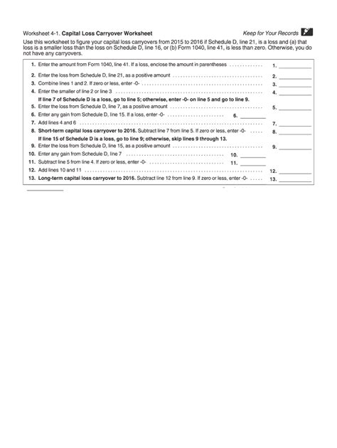 Irs Carryover Worksheet Fill Out And Sign Online Dochub