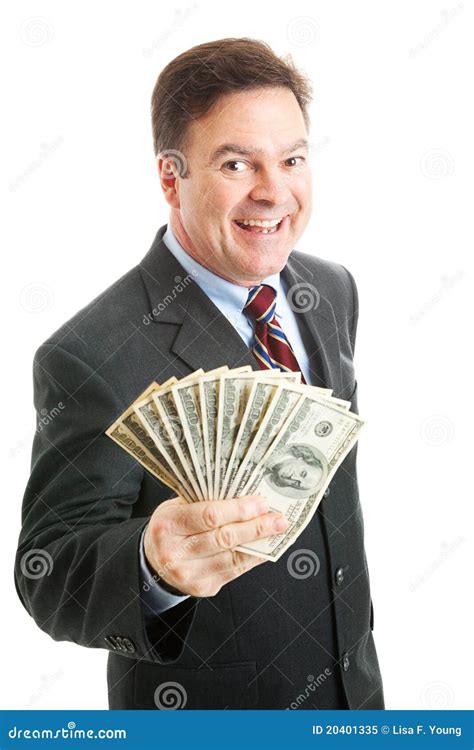 Rich Successful Businessman Cash Money Stock Image Image Of Middle