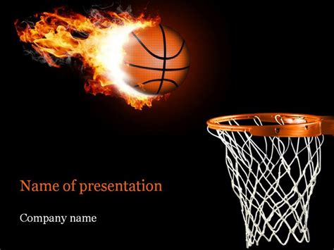 Basketball Powerpoint Template And Background For Presentation