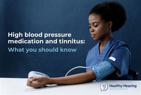 Can Blood Pressure Drugs Cause Tinnitus