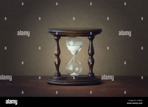 Time Concept Vintage Hourglass Stock Photo Alamy