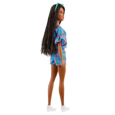 Barbie Fashionistas Doll 172 Orange Heart Print Outfit Smyths Toys