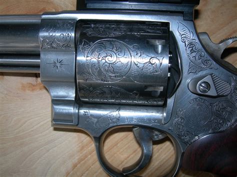 S And W 41 Magnum Gouse Freelance Firearms Engraving Gun Engraver