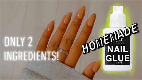 How To Make Nail Glue At Home Homemade Nail Glue W 2 Ingredients It