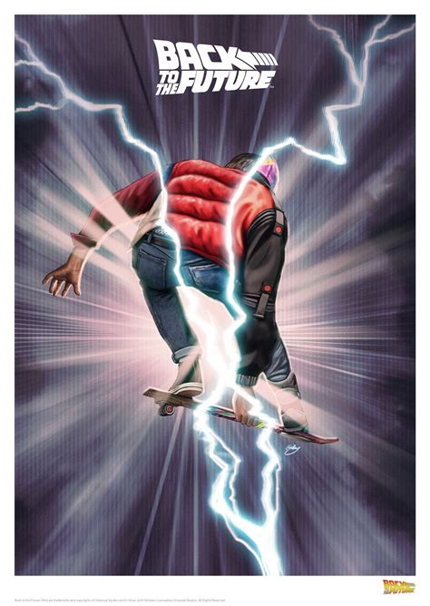 Watch online back to the future (1985) in full hd quality. Back to the Future boarding A3 (officially licensed) | Sam ...