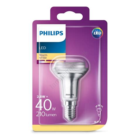 LED-pære til projektør Philips E14/2,8W/230V 2700K | Lampemania