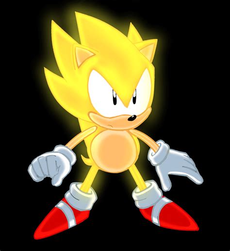 Classic Super Sonic Sonicthehedgehog