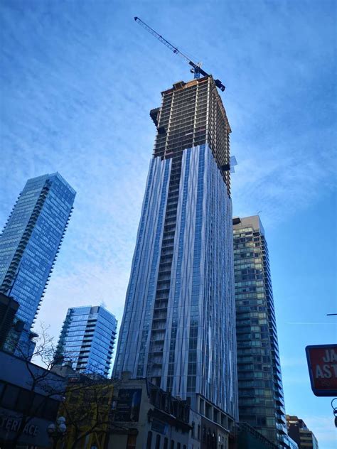 For example, a line segment of unit length is a line segment of length 1. 1 Yorkville Approaching Final Height as Cladding ...