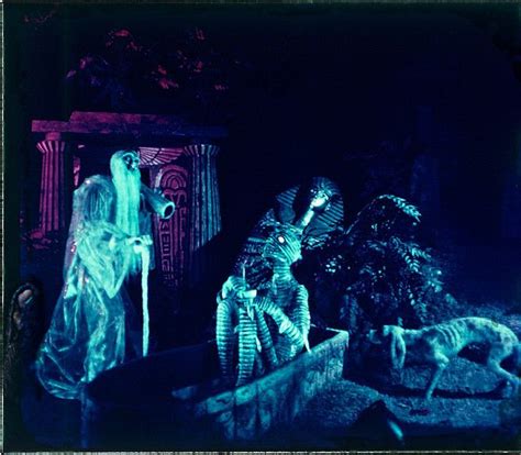 Haunted Mansion Graveyard Scene From Vintage Viewmaster Slide