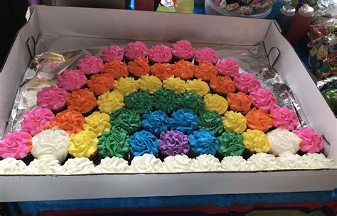Rainbow Cupcake Cake Rainbow Cupcakes Cupcake Cakes Birthday Party