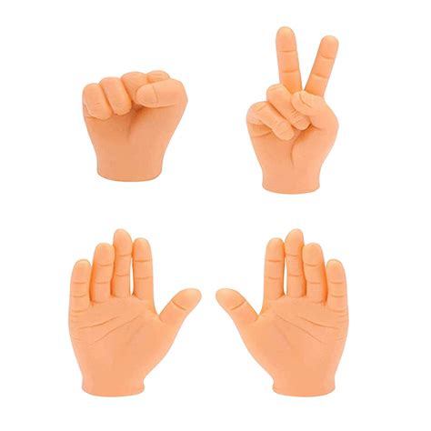 Buy Cawbing Tiny Hands Miniature Little Hands Finger Puppets Mini