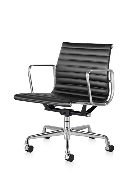 21st century and contemporary italian modern aluminum chairs. Eames Aluminum Group Management Chair with Pneumatic Lift ...