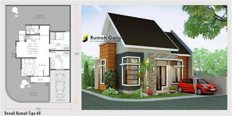 Yuk, lihat ulasan 7 desain rumah 6×10 yang minimalis dari 99.co! 60 Desain Rumah Minimalis Luas Tanah 60 Meter | Desain ...
