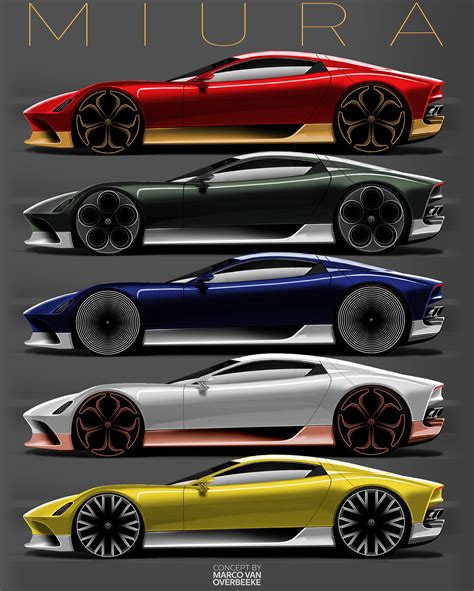 Lamborghini Miura Nuova Concept Ii On Behance