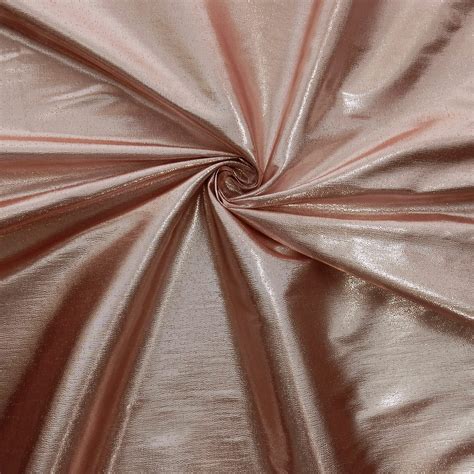Luxe Tissue Lame Fabric Pinksilver 25 Yard Bolt Fabric Direct