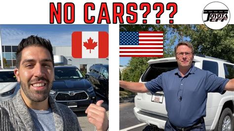 Vehicle Shortage Update From My Dealer Friend In Canada Youtube
