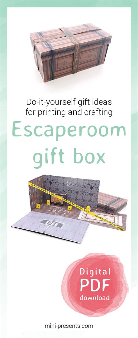 Learn how to set up your first escape room for your music classroom. mini-presents Onlineshop | Do-it-yourself escaperoom gift ...