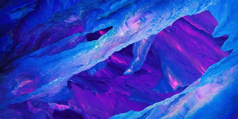 Blue Oneplus 5t Stock Ice Purple Neon 4k Frost Hd Wallpaper