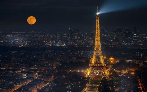 Wallpaper Id 624168 Lights 1080p France Panorama Paris Night