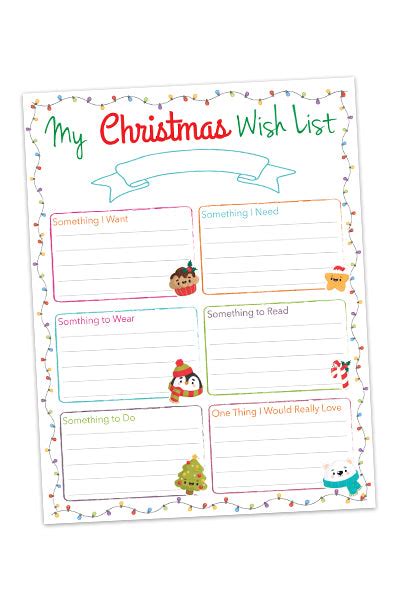 My Christmas Wish List Freebie Finding Mom