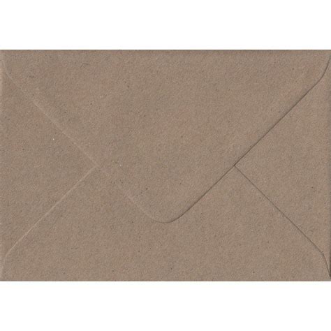 Wedding Envelopes Brown Kraft Fleck 110gsm Gummed Envelopes C5 C6 Dl