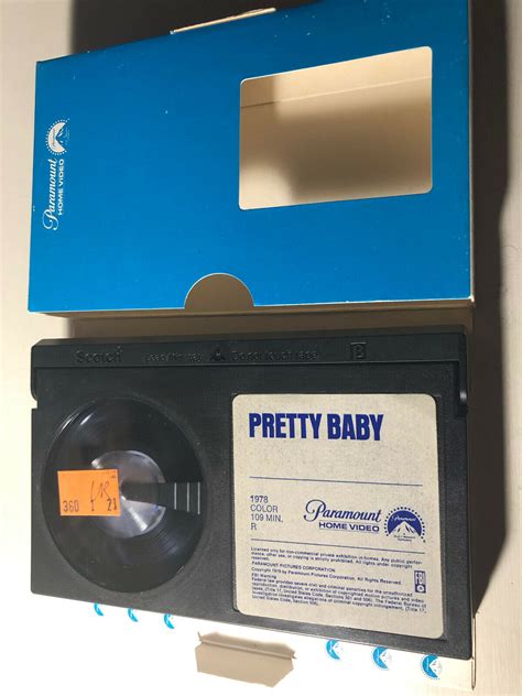 Pretty Baby 1978 Movie Betamax Brooke Shields Susan Sarandon Beta