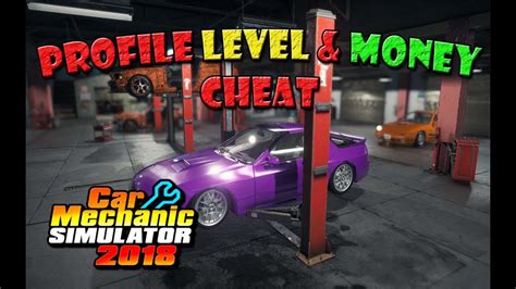 Car Mechanic Simulator 2018 Profile Level Money Cheat - YouTube