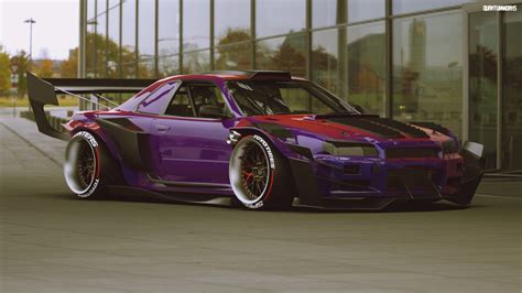 Quantum Midnightmare Track Inspired Nissan Skyline R34 Gt R