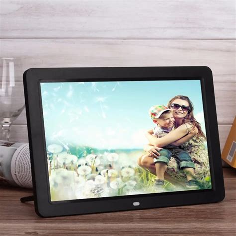 Multifunctional Digital Picture Frame With Full Featured Wireless Remote 12 Inch Lcd Screen