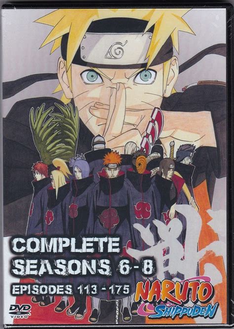 Check spelling or type a new query. Naruto Shippuden Episodes 113-175 Seasons 6 - 8 English ...