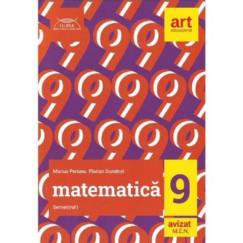 Matematica Clasa 9 Sem1 Marius Perianu Florian Dumitrel Editura
