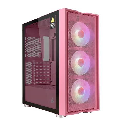Buy Golden Field Mage P Pc Case Mid Tower Atxmatx Case Pink Gaming