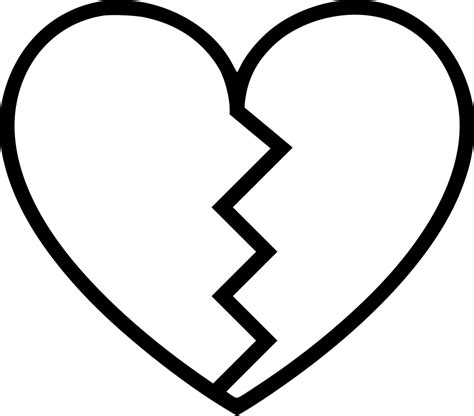 Heart Broken Svg Png Icon Free Download 487032 Onlinewebfontscom