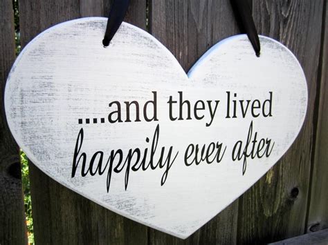 10 X 15 Wooden Heart Wedding Sign Double Sided And They Lived