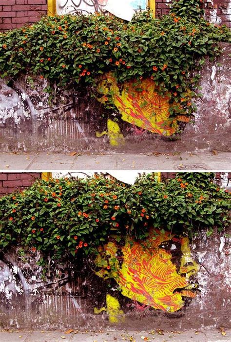15 Amazing Photos Of Street Art Fusing With Nature Trulymind