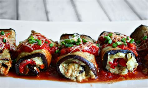 Grilled Eggplant Roulade With Pesto Ricotta Filling Killing Thyme
