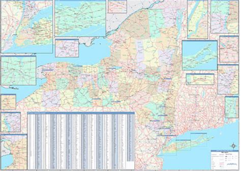 New York State Zip Code Map Printable Map
