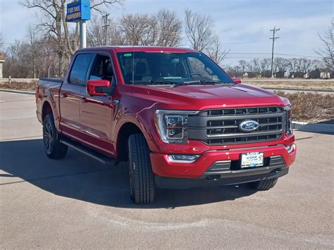 New 2023 Rapid Red Metallic Tinted Clearcoat Ford F 150 Lariat Crew Cab