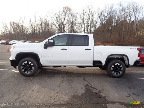 2020 Summit White Chevrolet Silverado 2500hd Custom Crew Cab 4x4