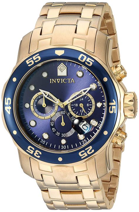 For more information on cookies or to opt out of this website's use of. Invicta Pro Diver Rose Gold-Tone Stainless Steel Chronograph Mens Watch 0073 | eBay