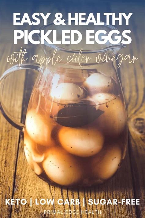 Easy Pickled Eggs Recipe Sugar Free Keto Low Carb