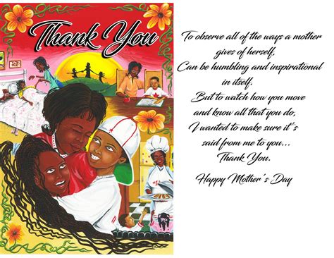 Mothers Day Greeting Cards African American Mothers Etsy