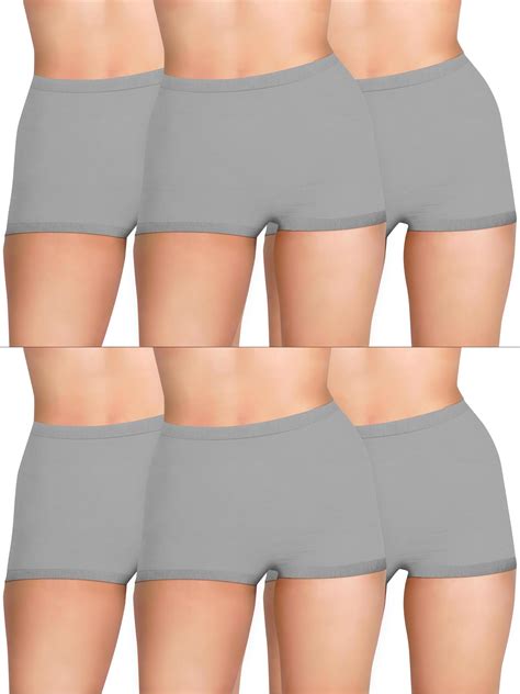 Womens High Waist Boxer Shorts Pants Ladies Stretchable Underwear Lot