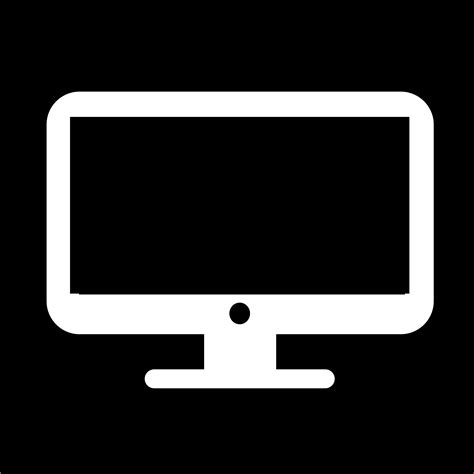 Desktop Computer Icon 569399 Vector Art At Vecteezy