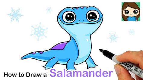 How to draw 5.806 views1 year ago. How to Draw Bruni the Fire Salamander | Disney Frozen 2 ...