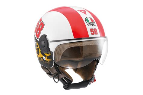 Marco Simoncelli Agv Replica Helmet Asphalt And Rubber