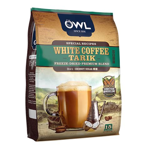 We are also considered the foremost oem supplier for many other coffee brands in malaysia. OWL White Coffee Tarik 3 in 1 Coconut Sugar - White Coffee ...