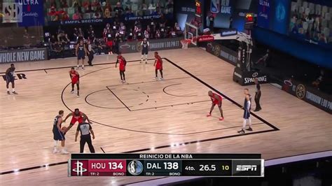Final Minutes Houston Rockets Vs Dallas Mavericks 073120 Smart Highlights Youtube